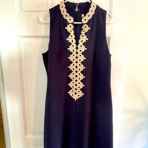 Lilly Pulitzer Navy Shift Dress - Large